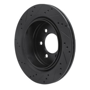 Ford F-150 Brake Rotor (1) - Rear Right - R1 Concepts - Drilled & Slotted - Black - `12-`20